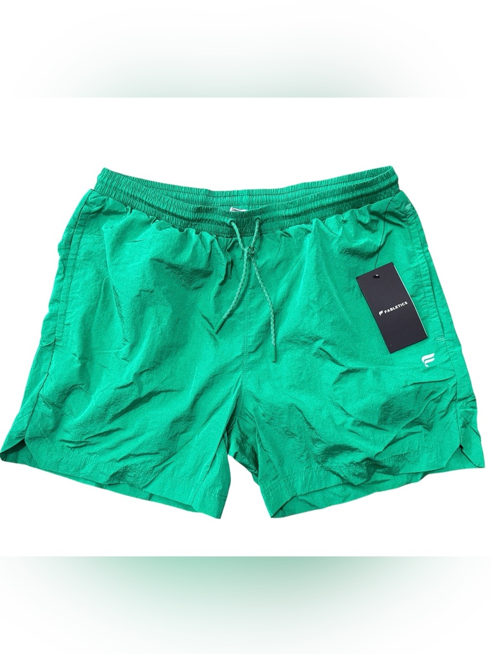 Fabletics -  Men's Size Medium - Bright Green Swim Trunks / Shorts - Like New